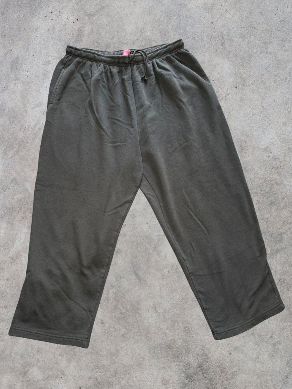 Woman Within Women’s Size 1X petite Black Knit Sweatpants (1290)